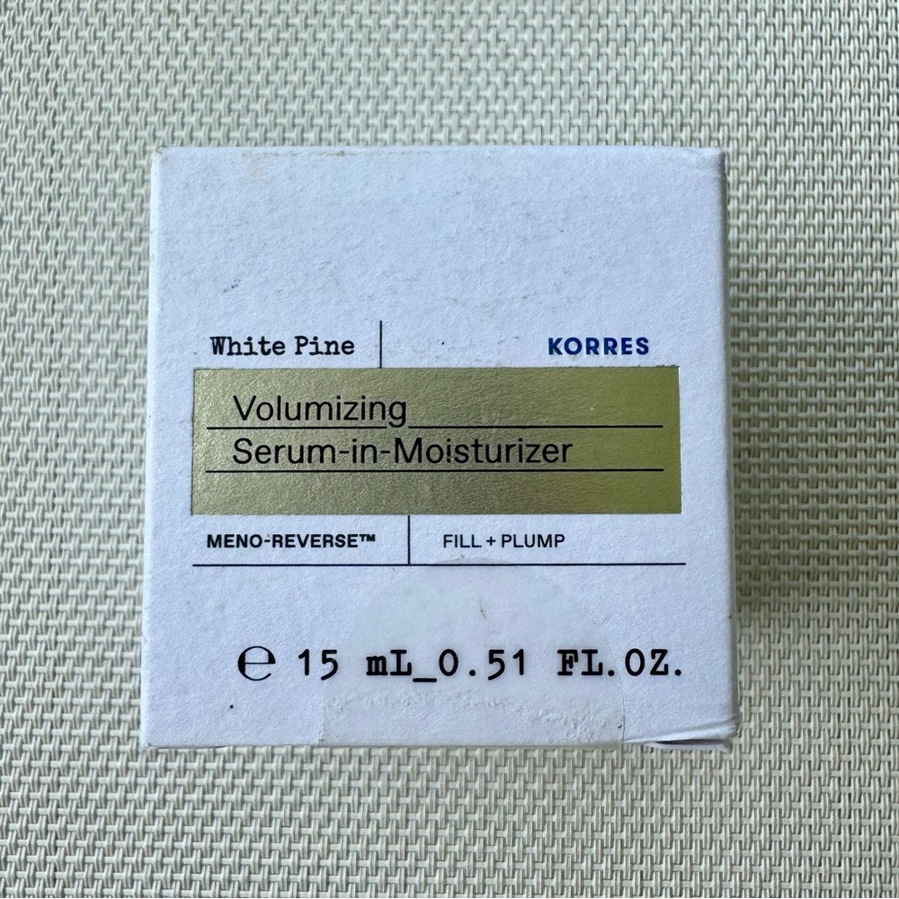 KORRES - White Pine Meno-Reverse Volumizing Serum-in-Moisturizer-Unopened